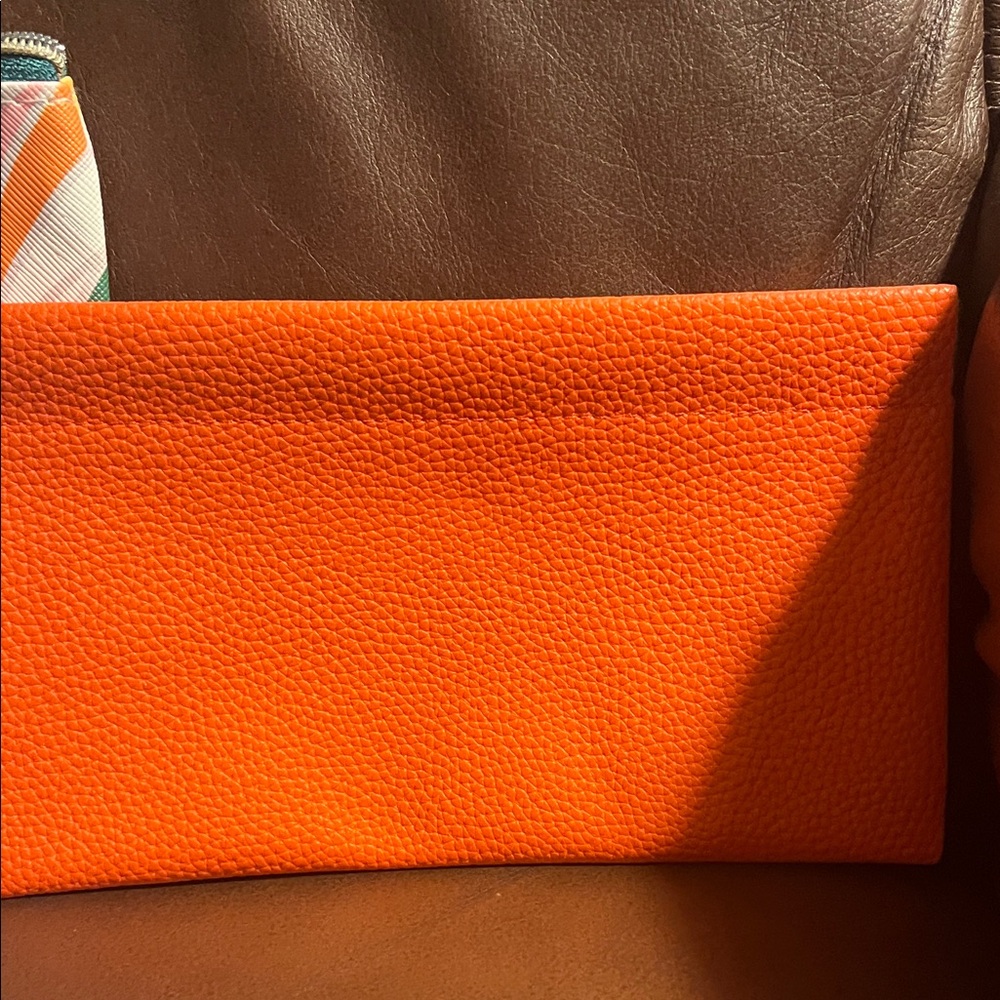 Rustic Cuff Teal Drawstring & Orange Floral Coin … - image 6